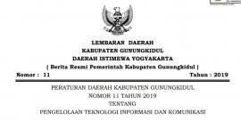 Perda Nomor 11 Tahun 2019 Tentang Pengelolaan Teknologi Informasi Komunikasi